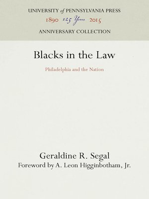 cover image of Blacks in the Law